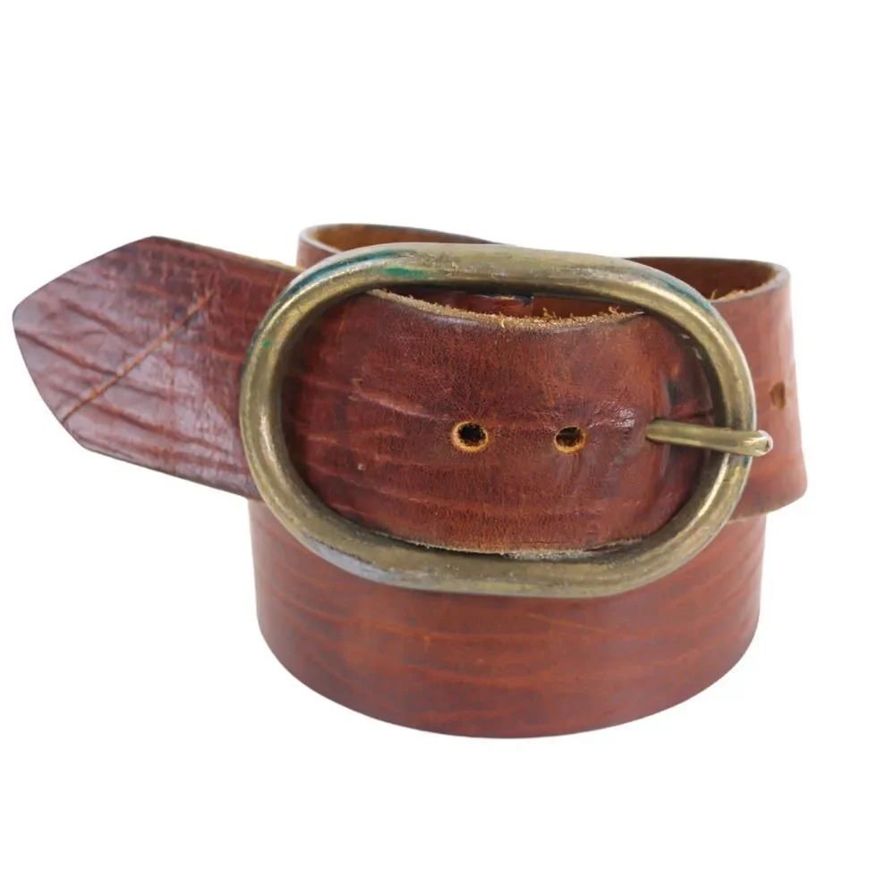CLASSIC BROWN GENUINE LEATHER 1 7/8